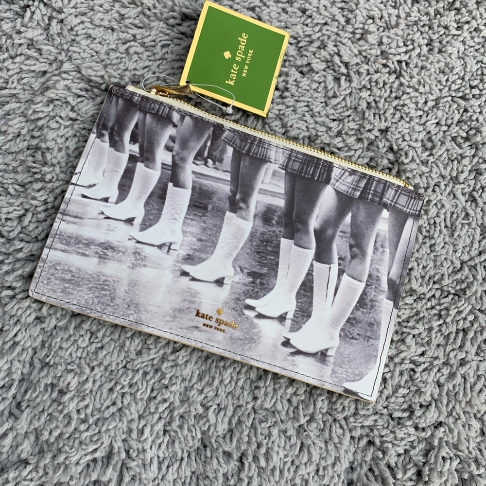 Kate Spade pencil pouch with accessories - Picture 3 of 7